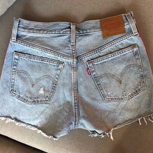 Levi's Shorts - Levi’s 501 High-Rise Red Tape Shorts NWOT Levi's Shorts - Levi’s 501 High-Rise Red Tape Shorts NWOT